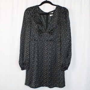 Princess Polly Polka Dot Long Sleeve Mini Dress